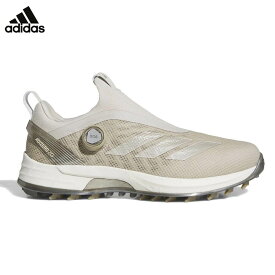 【全品ポイント10倍キャンペーン開催中！】8/3 23:59まで　アディダス メンズ ADIZERO ZG BOA アディゼロ ゼッドジー 25 ボア スパイクレス ゴルフシューズ NLK60 IH9897 ワンダーアルミナ/サイバーメタリック/パテベージュ [2025年モデル]