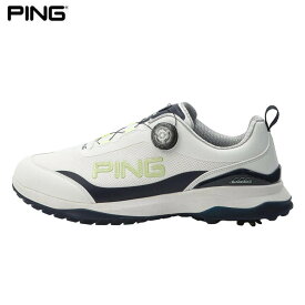 【全品10％割引クーポン＋最大P10倍！】11/10まで　PING ピン メンズ Arizona Blade Sole アリゾナ ブレードソール ソフトスパイク ゴルフシューズ 621-5992201 120 ネイビー [2025年モデル]