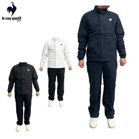 【スーパーSALE期間 全品10％割引クーポン＋最大P10倍！】　ルコック メンズ 2WAY レインウェア 上下セット QGMXJH10W ゴルフウェア [2024年春夏モデル] 特価