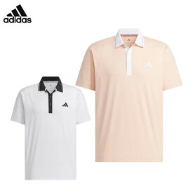 【全品10％割引クーポン＋最大P10倍！】11/10まで　アディダス メンズ バックグラフィック 半袖 ポロシャツ KVH32 ゴルフウェア [2025年春夏モデル 50％OFF] 特価