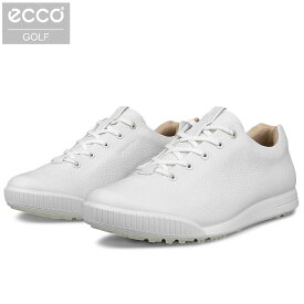 【全品9％OFFクーポン配布中！　ECCO エコー メンズ STREET RETRO ストリートレトロ ゴルフシューズ 150634 01007 WHITE [2025年モデル]