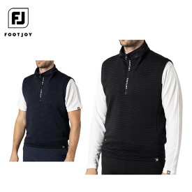 【全品10％割引クーポン＋最大P10倍！】11/10まで　フットジョイ メンズ ポコエット ハーフジップ ベスト FJ-F24-M01 [2024年モデル] ゴルフウェア [秋冬モデル 50％OFF] 特価