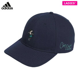 【クーポンで全品10％以上割引中！】9/13まで　アディダス レディース チップドライバー キャップ KQE12 JY1605 カレッジネイビー ゴルフウェア [2025年モデル 50％OFF] 特価