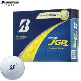 【全品9％OFFクーポン配布中！　ブリヂストン TOUR B JGR ツアーB ジェイジーアール ゴルフボール 1ダース（12球入り） マインドセット [2025年モデル]