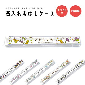 名入れ プレゼント おはしケース お箸ケース おはし お箸 ケース 子供 おしゃれ かわいい 日本製 幼稚園 保育園 小学校 遠足 キッズ お弁当箱 卒園 記念品 入園祝い 入学 入学式 祝い ギフト 恐竜 イラスト