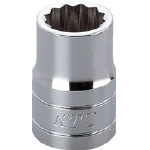 【KTC】12.7sq.ソケット(十二角)10mmB4-10W【TN】【TC】【京都機械工具/ソケット/ソケット(12角タイプ)(差込角12.7mm)】