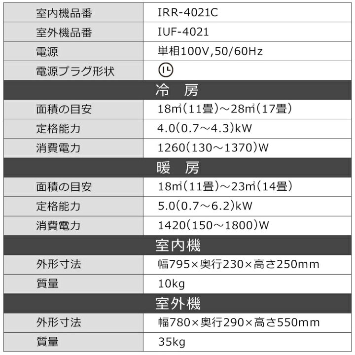 楽天市場】【工事費込】エアコン 工事費込 14畳 アイリスオーヤマ 14畳 