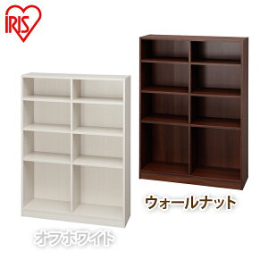 【幅90cm×高さ120cm(2列4段) ラック】 スペースフィットラック(幅90×奥行29×高さ120cm) S-SFR1290 【本棚 ラック 棚 収納 収納棚 マガジンラック オープンラック 大容量 コミックラック 棚板可動】一