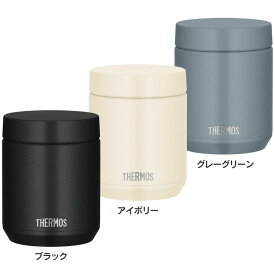 サーモス 400ml スープジャー 真空断熱スープジャー JED-400サーモス THERMOS スープジャー 保温 保温調理 オフィス 学校 ランチ お弁当 持ち運び ブラック アイボリー グレーグリーン