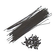 HOSHI SPOKES 星スポーク #14 SB_BK スターブライト ブラック ニップル付き 285mm-297mm ゆうパケット/ネ…
