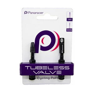 Panaracer �p�i���[�T�[ TLV-44-B �`���[�u���X�o���u �u���b�N 2�{�Z�b�g�{�L���b�v1�t�� 44mm ���]�ԗp