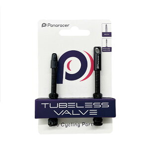 Panaracer �p�i���[�T�[TLV-60-B �`���[�u���X�o���u �u���b�N 2�{�Z�b�g�{�L���b�v1�t�� 60mm ���]�ԗp