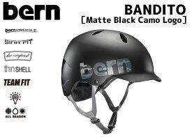 BERN バーン BANDITO バンディート Matte Black Camo Logo 国内正規品 自転車 送料無料 一部地域除く
