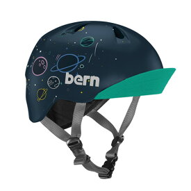 BERN バーン NINO ニーノ Matellic Space Splat メタリックスペーススプラト キッズヘルメット 国内正規品 自転車 送料無料 一部地域は除く