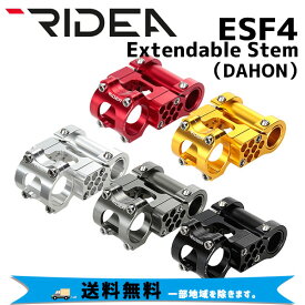 RIDEA リデア ESF4 Extendable Stem バークランプ径：φ31.8mm DAHON専用 自転車 送料無料 一部地域は除く