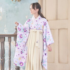 【10%OFFクーポン！お買い物マラソン】【3分動画で簡単着付け】袴セット ジュニア 小学生 卒業式 女の子 150 160 cm 着物/半襟付き襦袢/袴/帯枕付き帯/腰紐の5点 簡単 着付け はかま キッズ 子供 小学校 女子 購入 くすみカラー ニュアンスカラー 送料無料