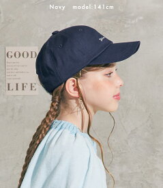 キャップ キッズ 帽子 女子 女の子 小学生 ジュニア リボン バックル フラワー 花 デニム 子供 子ども ガールズ ブラック ベージュ グレー ネイビー eimiarts