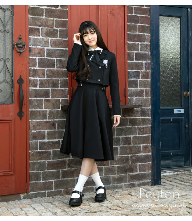 楽天市場 1時間限定 Offクーポン利用で 164円 卒業式 スーツ 女の子 小学生 150 160 165 5点セット ジャケット ワンピース シャツ リボンタイ ワッペン 子供服 卒服 小学校卒業式スーツ 子供スーツ フォーマルスーツ 卒業式服 ペイトン 送料無料 子供ドレス