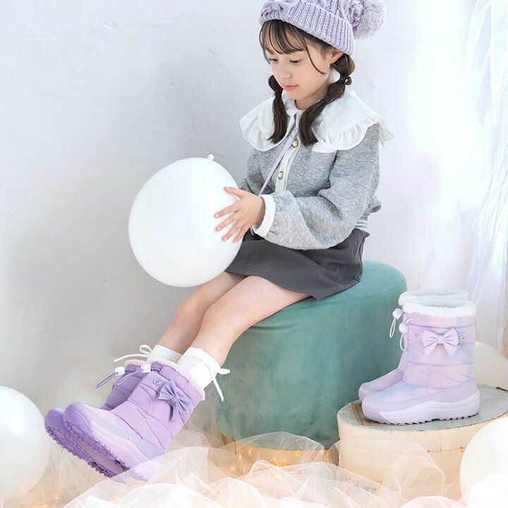 楽天市場】【スパイク付き】スノーブーツ キッズ 女の子 ジュニア 