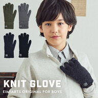 【15%OFFクーポン！冬小物早割】【ふんわり裏起毛】キッズ 手袋 男の子 子供 シンプル 定番 グローブ 手…