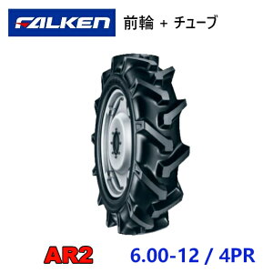 FALKEN Oփ^C + `[u 6.00-12 4PR AR2 TR13 Zbg gN^[ ^ Ƌ@ ^C OHTSU I[c ZFS 600-12