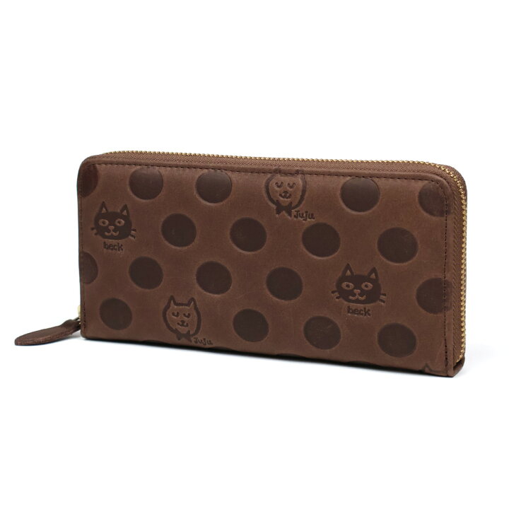 楽天市場】ねこ柄長財布 ラウンドファスナー box21 ボックス ジュジュ