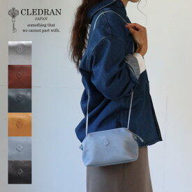 【ブラック・シルバー再入荷】口枠型ミニショルダーバッグ CLEDRAN クレドラン TANTE(タンテ) 本革 牛革 CL3542【日本製】【メッセージカード・ラッピング無料】【選べるノベルティ】