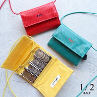 【SNSで話題★全色再入荷】コインキャッチャー お財布ショルダー 撥水 ターポリン HA-281 1/2 HALF John&…