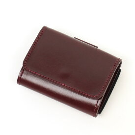 com-ono(コモノ) ミニマム財布 ミニ財布 コンパクト 三つ折り メンズ TINY-005SP SUPREME イタリアンレザー 本革 日本製 国産【動画あり】【メッセージカード・ラッピング無料】