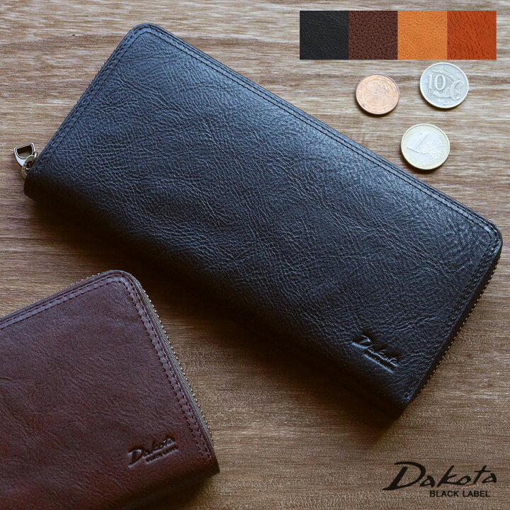 楽天市場】ラウンドファスナー長財布 本革 ダコタ Dakota BLACK LABEL 