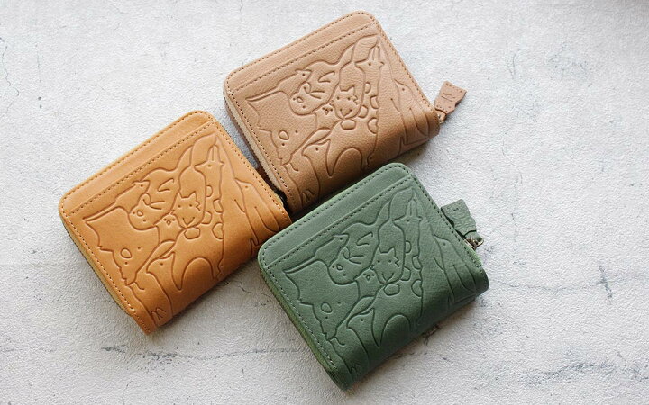 楽天市場】【グレー入荷】二つ折り財布 かわいいアニマル柄 ダコタ 