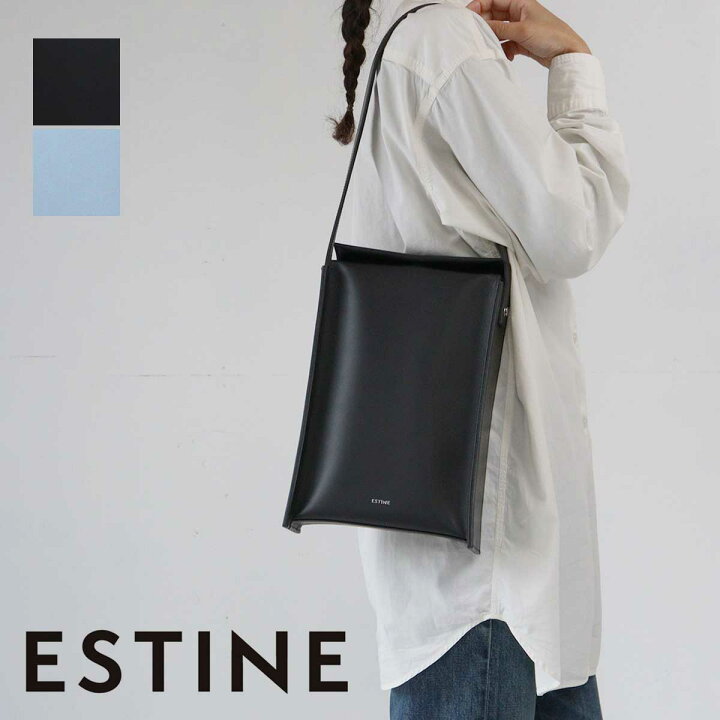 楽天市場】ショルダーバッグ 縦型 スクエア ESTINE(エスティーヌ 