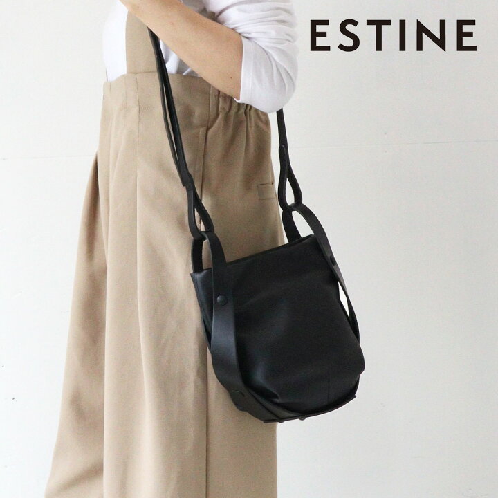 楽天市場】ショルダーバッグ キレイめ モード ESTINE(エスティーヌ 