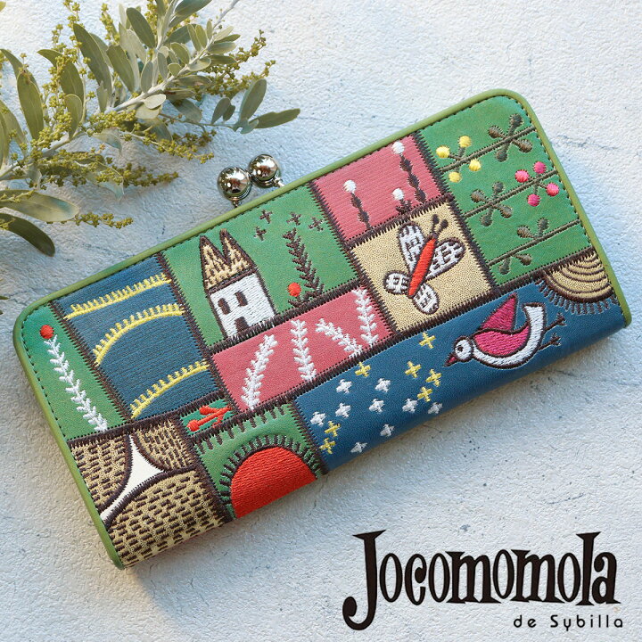 楽天市場】がま口 長財布 jocomomola ホコモモラ カンポ 牛革 ピッグ箔  