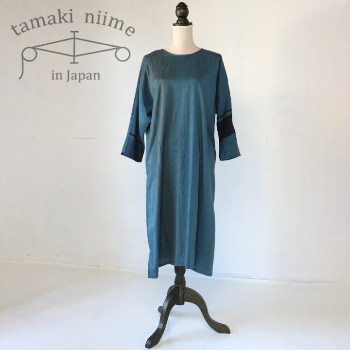楽天市場】播州織 Aラインワンピース コットン fuwa-T ALL0(丸首)全て 