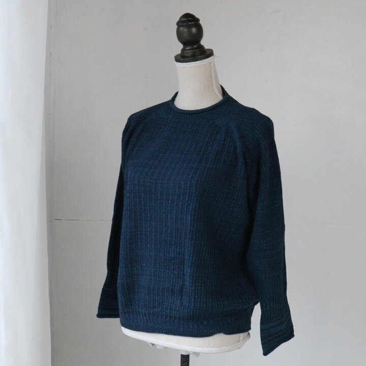 楽天市場】ニット コットン セーター 播州織 コットン PO knit 