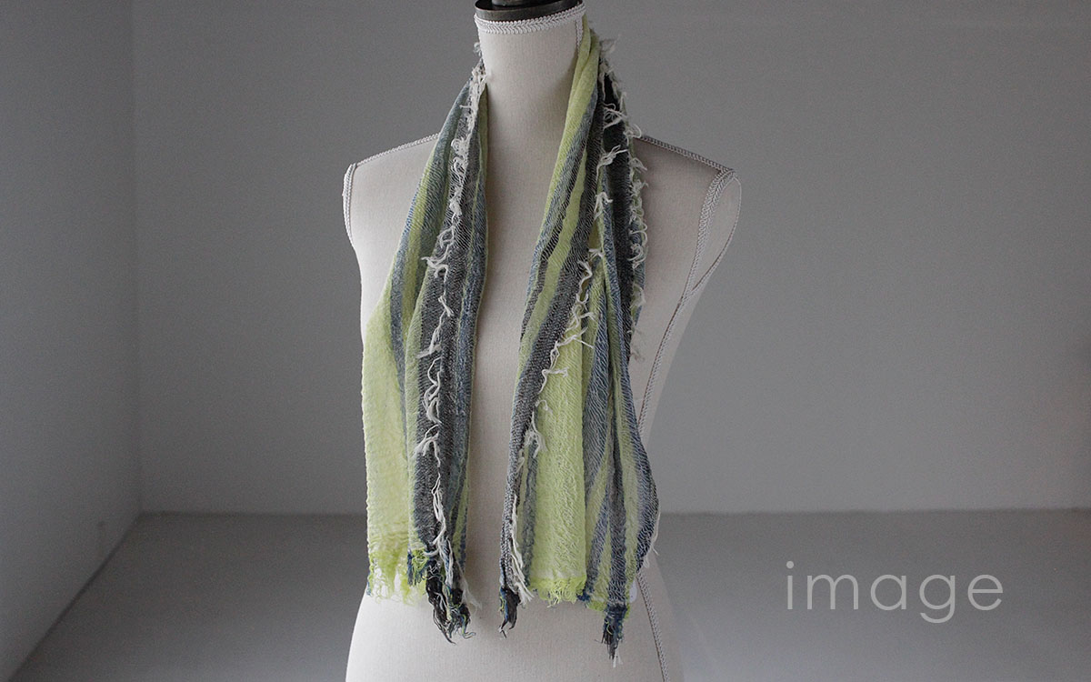 楽天市場】播州織 コットンショールS roots shawl SMALL 44×118cm