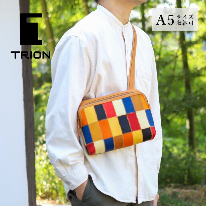 楽天市場】【選べるノベルティ】ショルダーバッグ グラブレザー TRION 