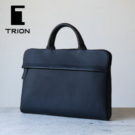 【当店限定】薄マチブリーフA4 TRION トライオン SS112(V) ビジネスバッグ ブリーフケース38cm サフィアーノレザー ドキュメントケース 通勤メンズ レディース 牛革 本革 【メッセージカード・ラッピング無料】【選べるノベルティ】