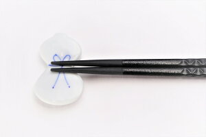【伊万里焼 徳七窯 伊万里ひょうたん 箸置き のし(青)】有田焼 伊万里焼 磁器 箸置き 変形 手書きおしゃれ 和食器 ギフト 引き出物 内祝い プレゼント