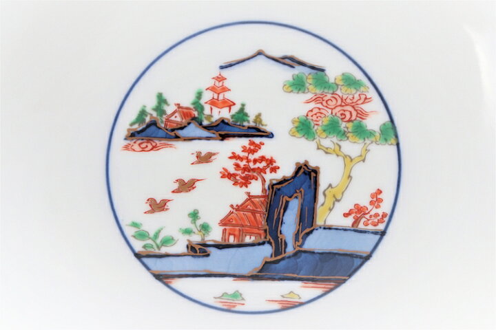 楽天市場】【有田焼 幸楽窯 錦色絵山水蓋丼】有田焼 磁器 16cm蓋付丼 