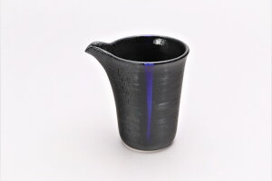 【有田焼 梶貞製陶所 黒ルリ吹 一合片口酒器】有田焼 磁器 徳利 片口 酒器 黒 晩酌 冷酒 おしゃれ 和食 ギフト 引き出物 内祝い プレゼント