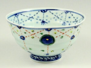 有田 波佐見焼 一夢窯 瓔珞紋手作り一方押 茶碗・湯呑 単品