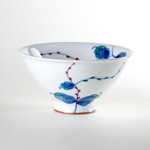 茶碗 ご飯茶碗 めし碗 おしゃれ 持ちやすい 有田焼 陶磁器 日本製 水引き草(小)