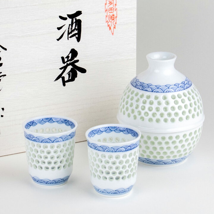 楽天市場】徳利 ぐい呑み セット 木箱入り 有田焼 陶磁器 日本製 贈答 