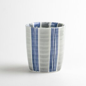 湯呑み 有田焼 日本製 おしゃれ 和食器 ギフト プレゼント 上品 茶器 湯のみ 和モダン いなせ（青）