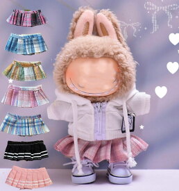 THE MONSTERS Exciting Macaron ぬいぐるみ用服 LABUBU ラブブ マカロン洋服/ズボン/靴/ネクタイ/帽子/スーツ ぬいぐるみ 服 17cm　15cm ぬいぐるみ 服セット