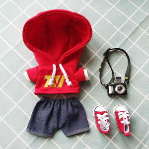 20cm 綿花の人形 コットンドール ミニ洋服 韓国ファッション アイドル衣装 ぬいぐるみ用服 洋服/ズボン/靴/ネクタイ/帽子/スーツ ぬいぐるみ 服 20cm ぬいぐるみ 服セット