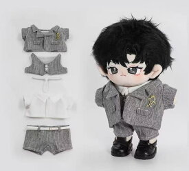 20cm用ぬいぐるみ服スーツ制服ぬいぐるみ服セット ネクタイ おしゃれ シンプル プレゼント