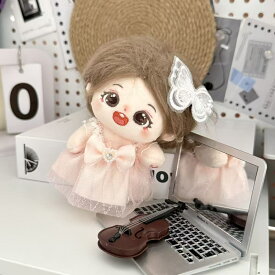 10cmぬいぐるみ用 コスチュームセット ポリエステル素材 シンプルファッション アイドル風 ミニ洋服 服/ズボン/靴/ネクタイ/帽子/スーツ ギフトに最適